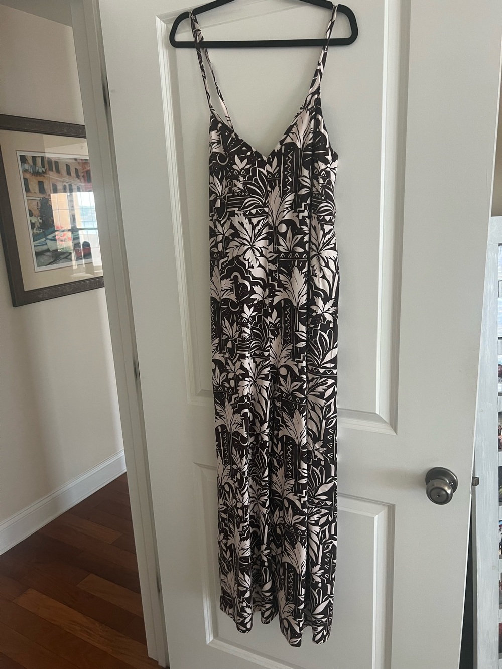 Women’s Brown and Cream Floral Jumpsuit